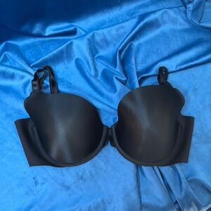 Warner's Black Full Coverage Underwire Bra with Adjustable Straps 34D